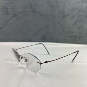 CHARMANT Eyeglasses CH8600E BR B-TITANIUM Bronze Frame Rimless 99 [] 19 140 EUC